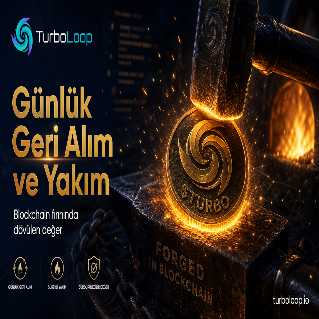 TurboLoop Türkçe kampanya banner 126 — $TURBO Token & Ecosystem