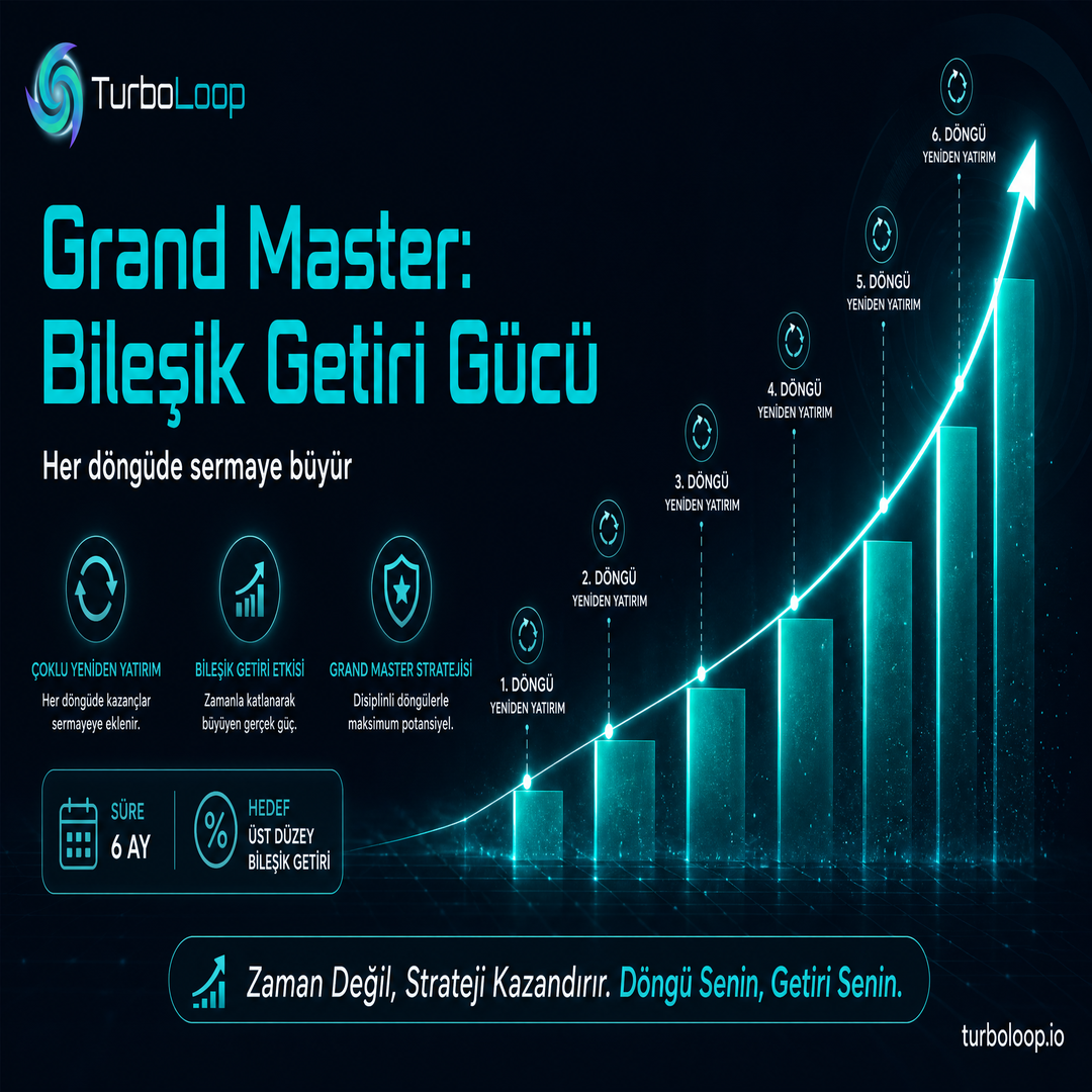 TurboLoop Türkçe kampanya banner 167 — Monthly Compound Projections