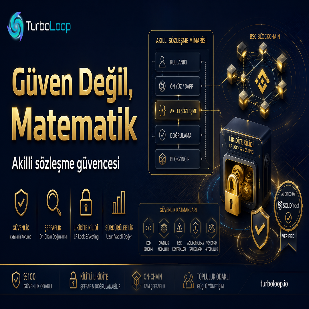 TurboLoop Türkçe kampanya banner 51 — Trust & Transparency