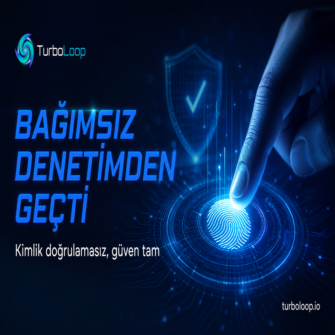 TurboLoop Türkçe kampanya banner 83 — Trust & Transparency