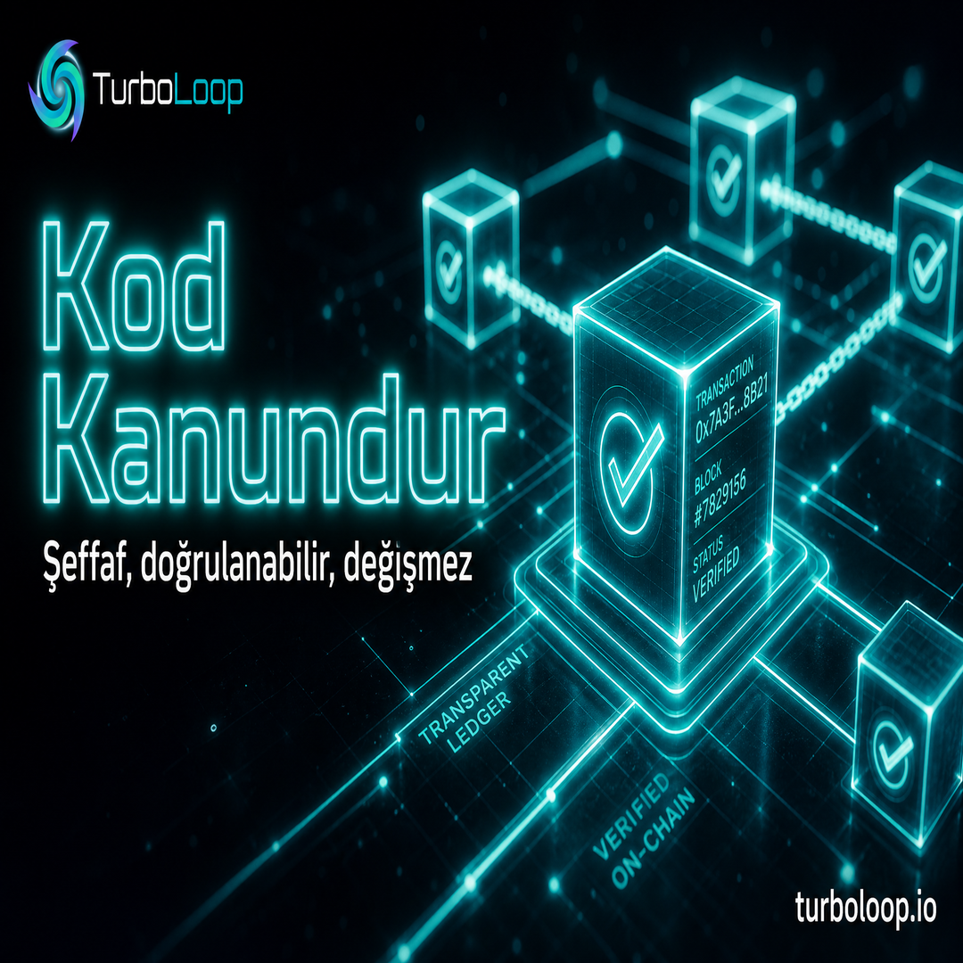 TurboLoop Türkçe kampanya banner 96 — Trust & Transparency