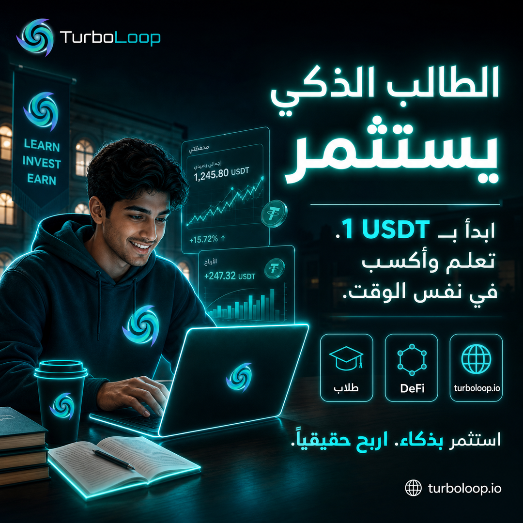 Taleb Dhaki — TurboLoop Arabic Banner