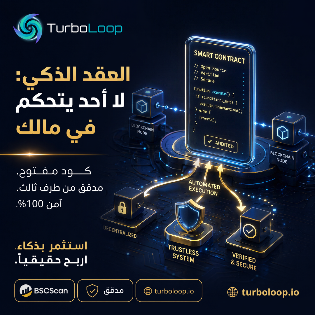 Smart Contract — TurboLoop Arabic Banner
