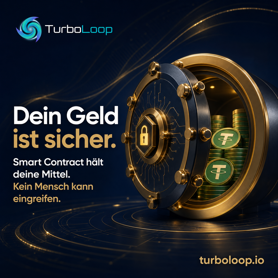 Mein Geld Sicher — TurboLoop German Banner