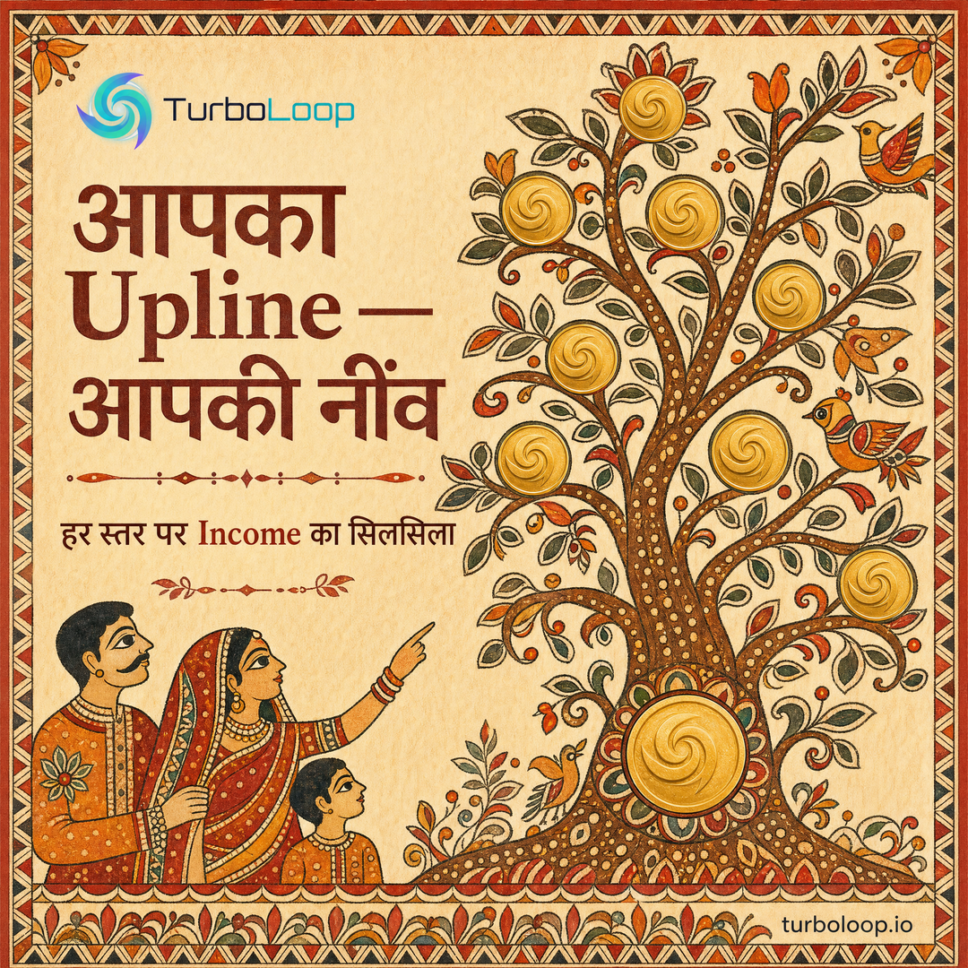 TurboLoop Hindi Banner — Apna Upline