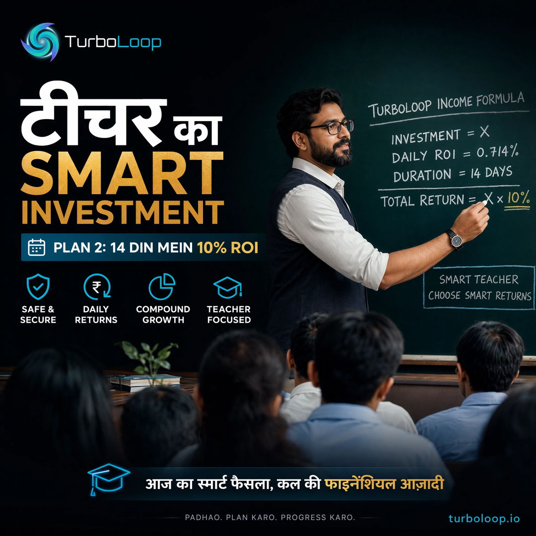 TurboLoop Hindi Banner — Plan2 Teacher