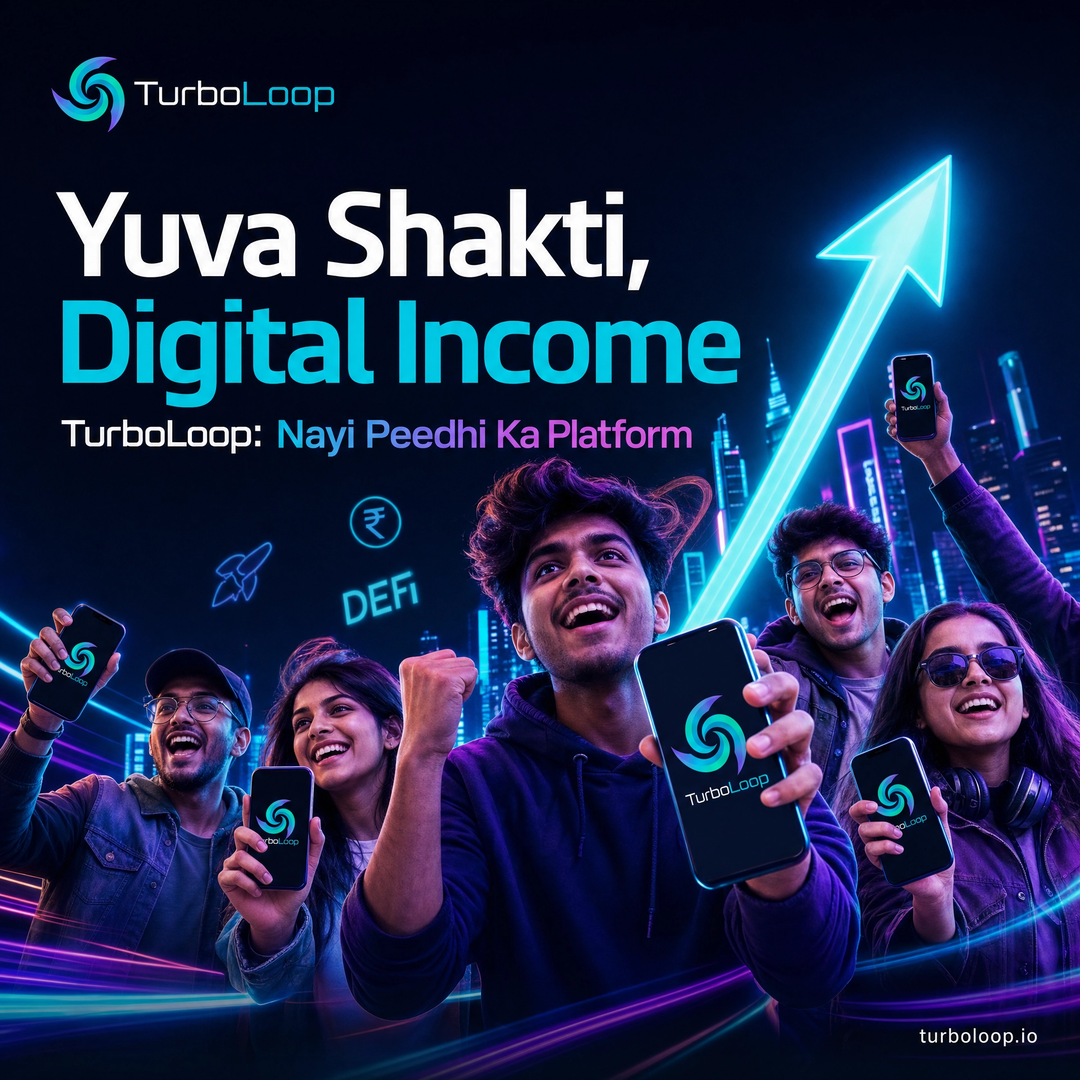 TurboLoop Hindi Banner — Youth Power