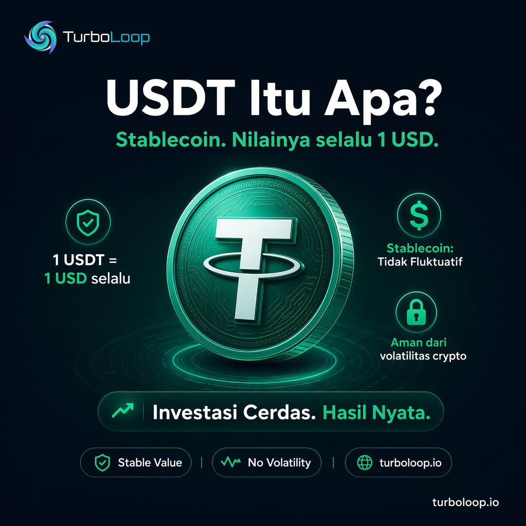 USDT Explained — TurboLoop Indonesian Banner