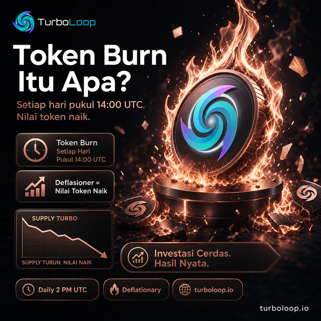Token Burn Explained — TurboLoop Indonesian Banner