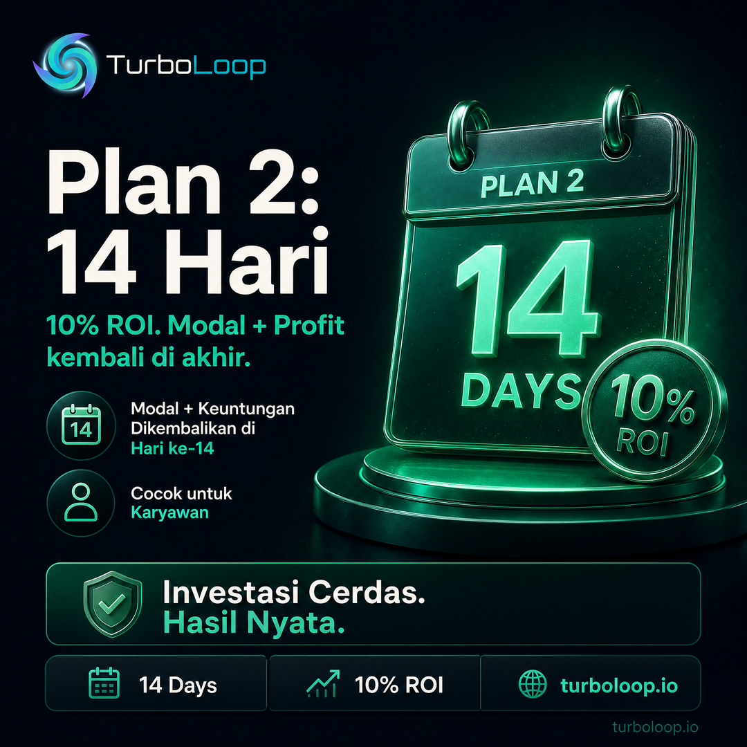 Plan2 14Hari — TurboLoop Indonesian Banner