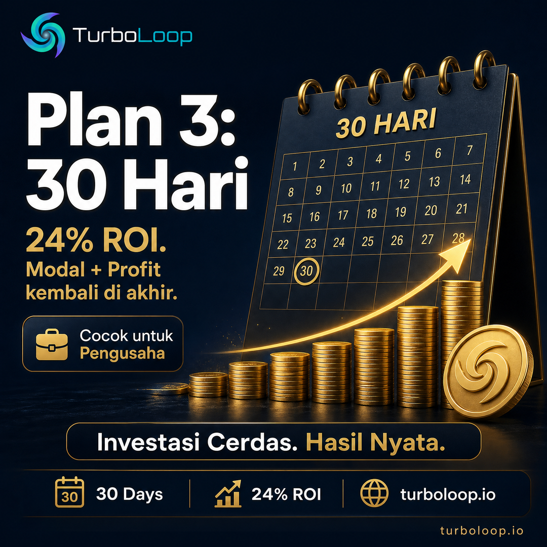 Plan3 30Hari — TurboLoop Indonesian Banner