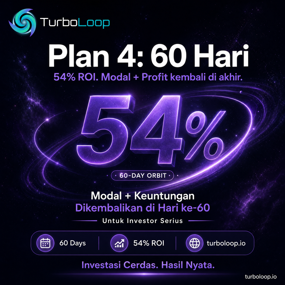 Plan4 60Hari — TurboLoop Indonesian Banner