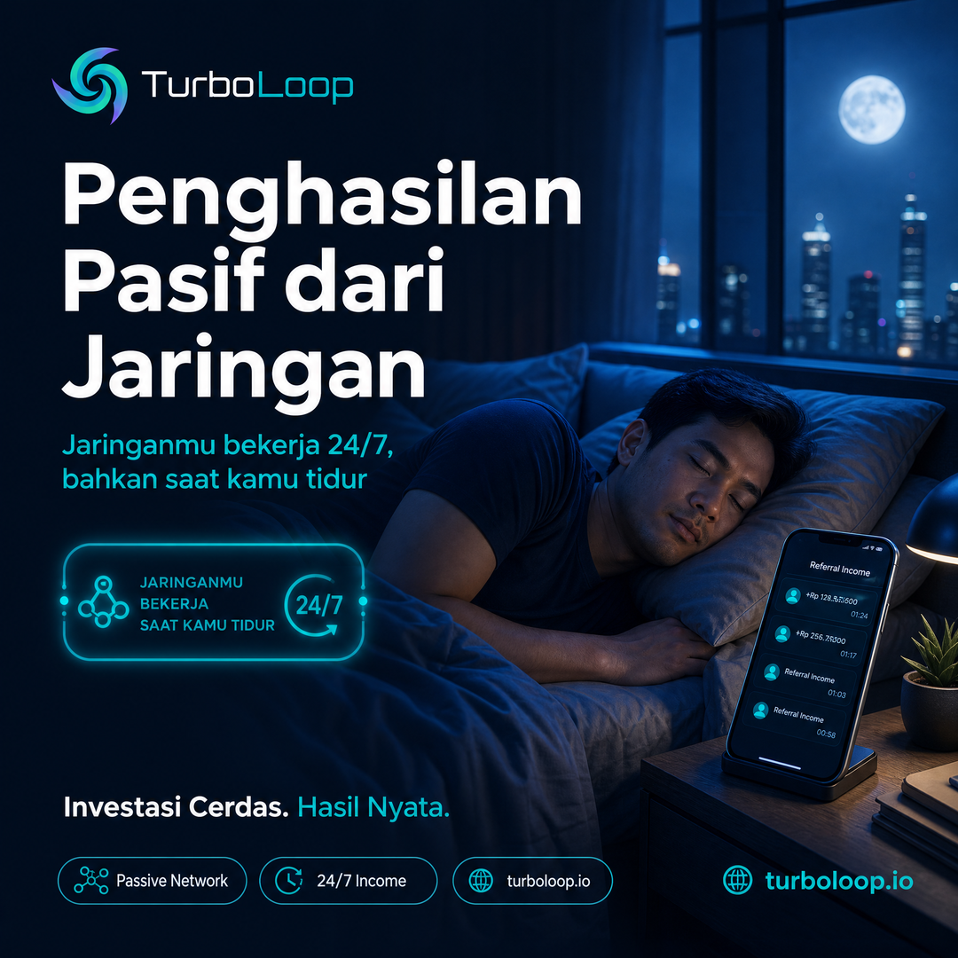 Passive Network — TurboLoop Indonesian Banner