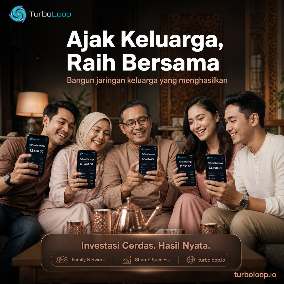 Keluarga Bersama — TurboLoop Indonesian Banner