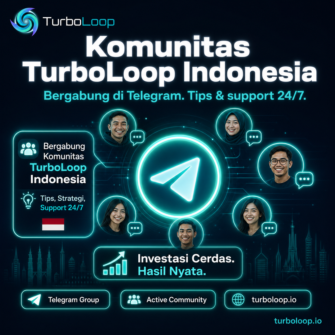 Komunitas Telegram — TurboLoop Indonesian Banner