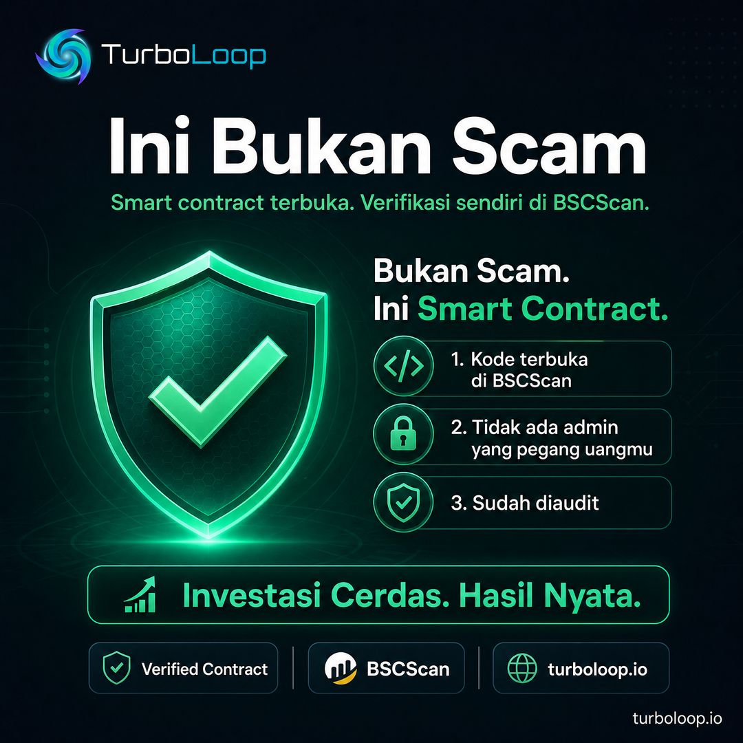 Bukan Scam — TurboLoop Indonesian Banner