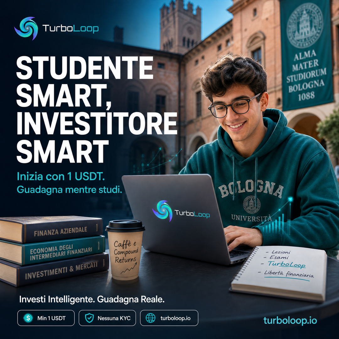 Studente Universitario — TurboLoop Italian Banner