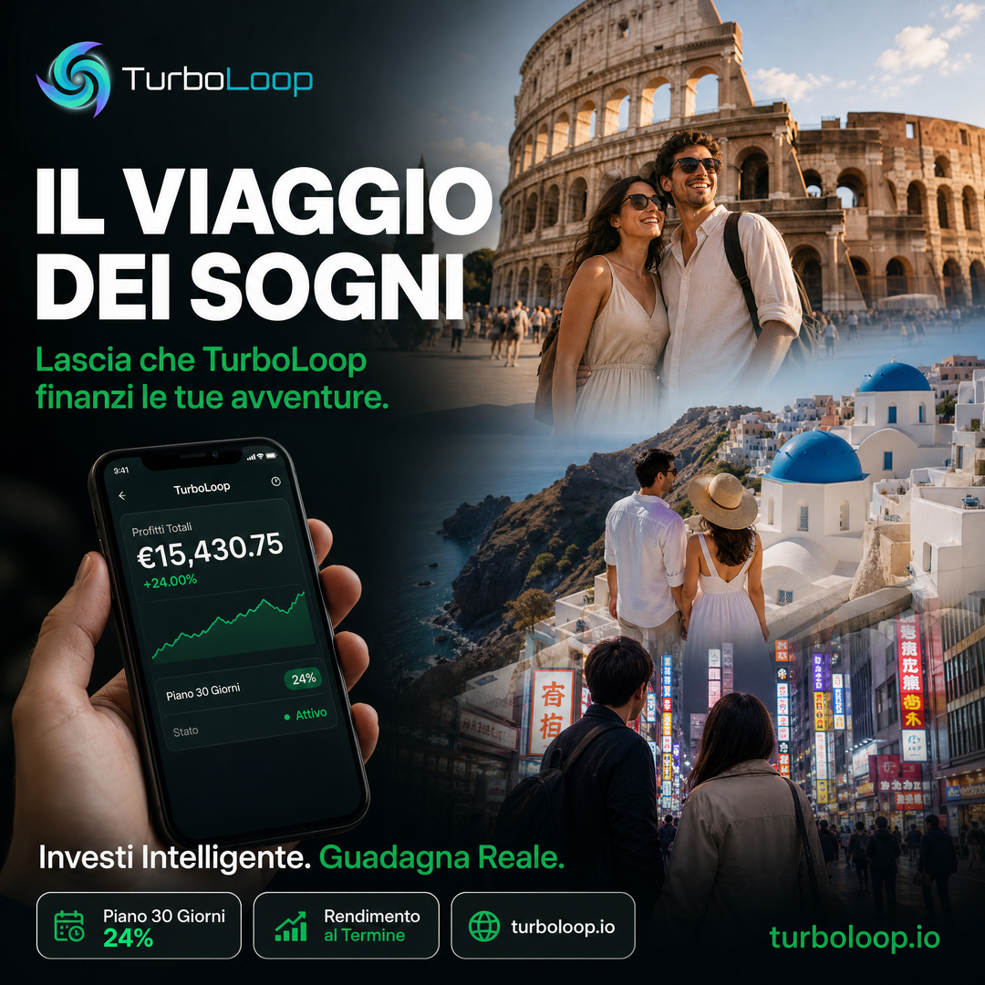 Viaggio Sogno — TurboLoop Italian Banner