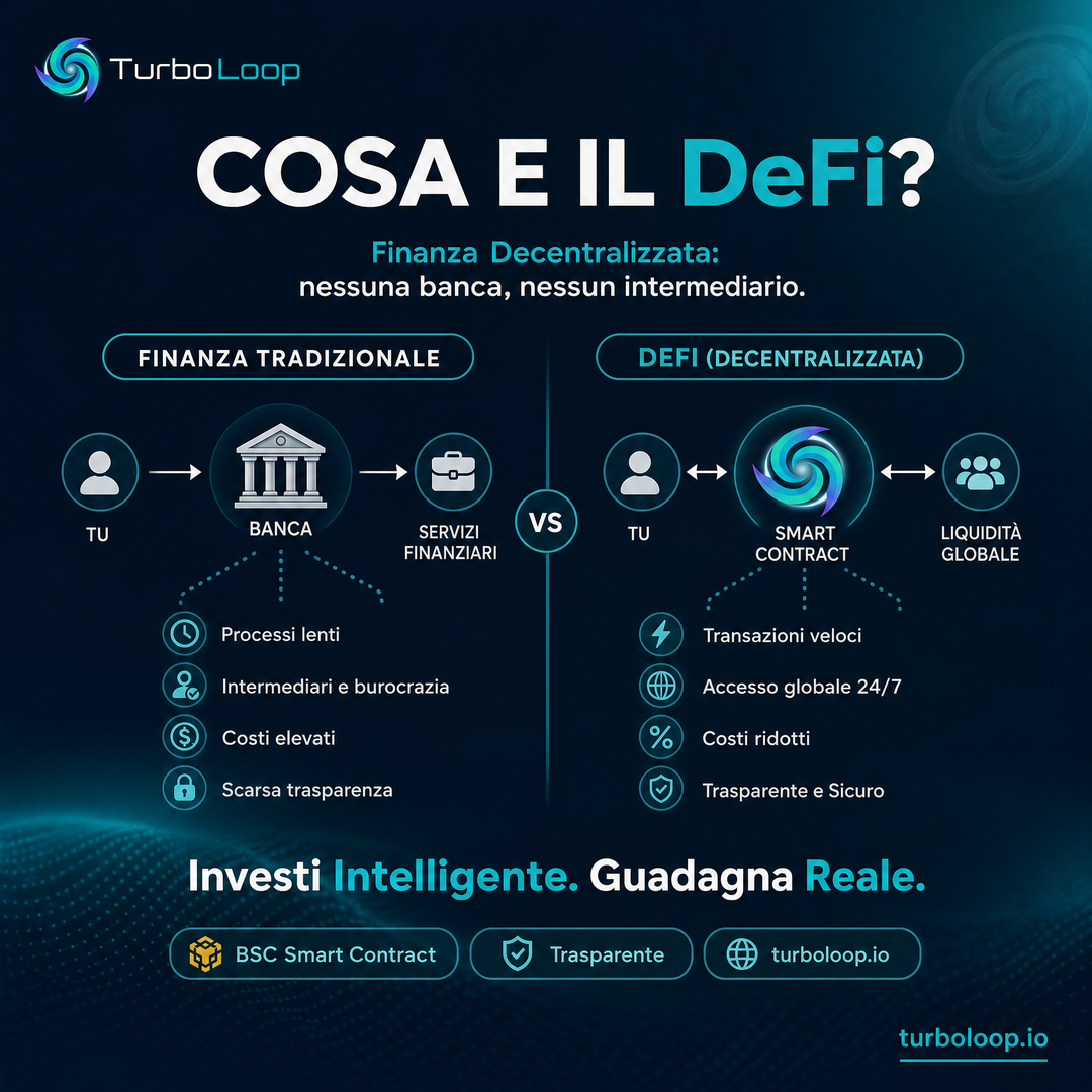 Cosa E DeFi — TurboLoop Italian Banner