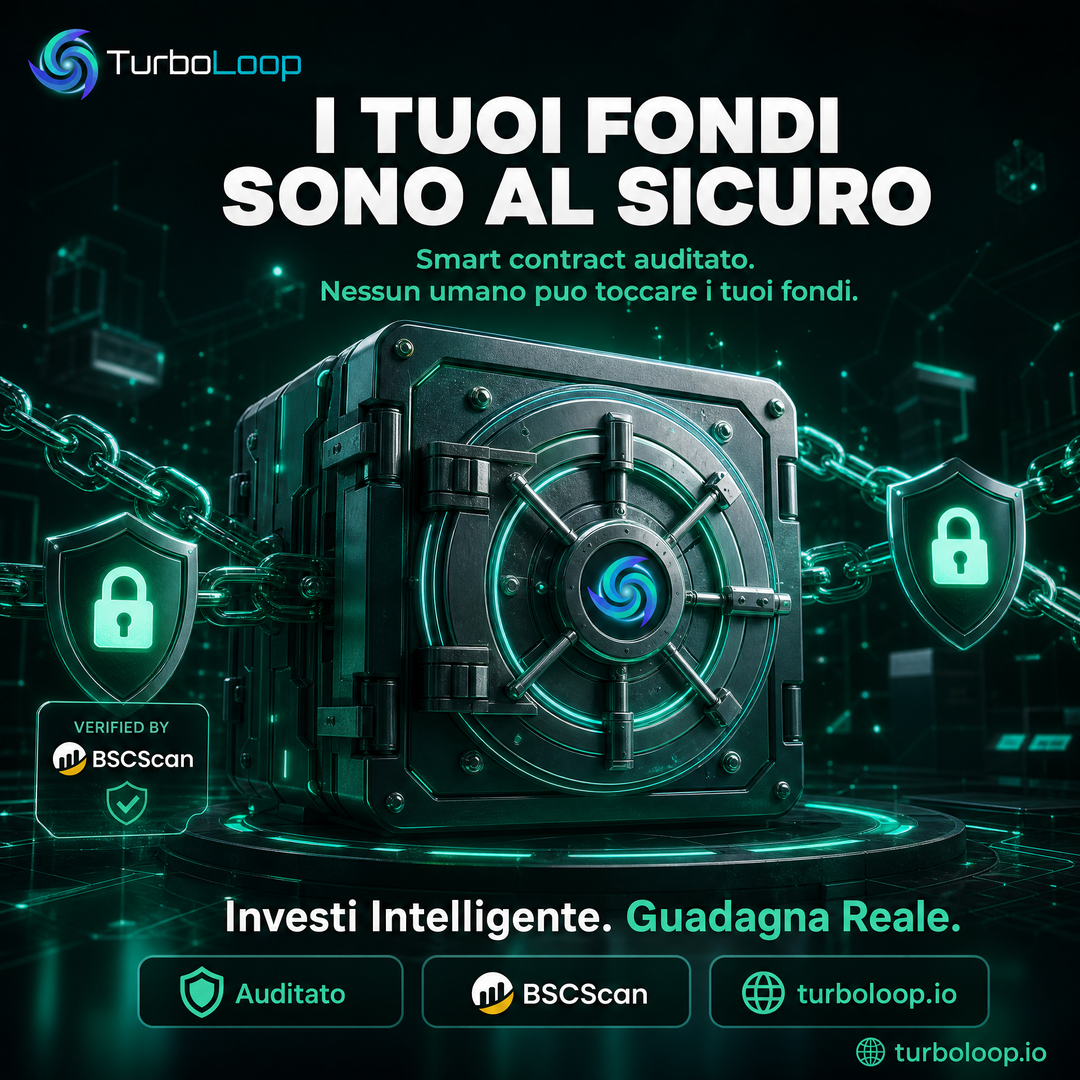 Sicurezza Fondi — TurboLoop Italian Banner