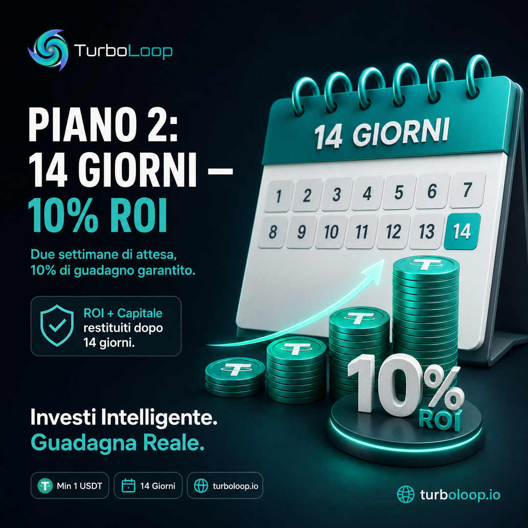 Piano2 14Giorni — TurboLoop Italian Banner