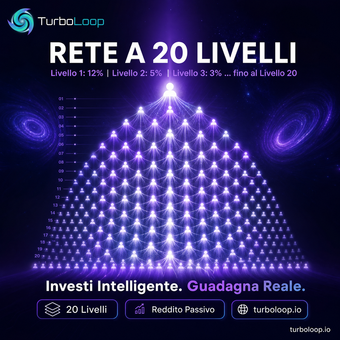 20 Livelli Rete — TurboLoop Italian Banner