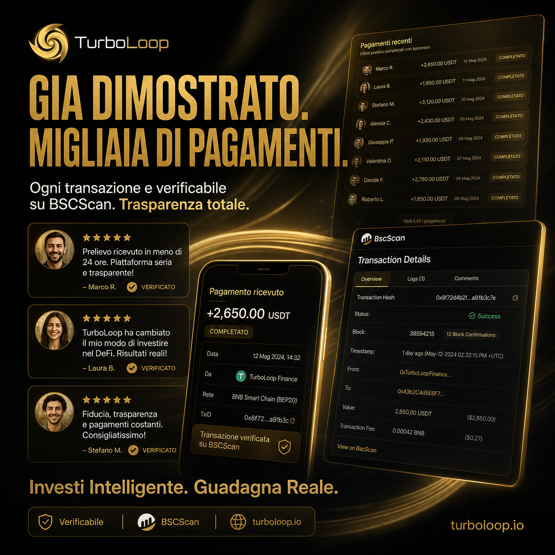 Gia Dimostrato — TurboLoop Italian Banner