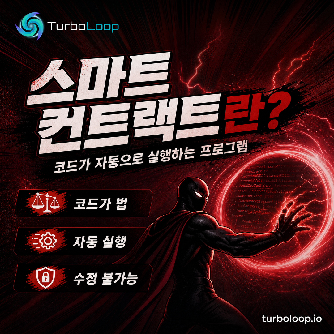 TurboLoop Korean market banner — Trust & Security — Non-custodial, BSCScan verified, immutable