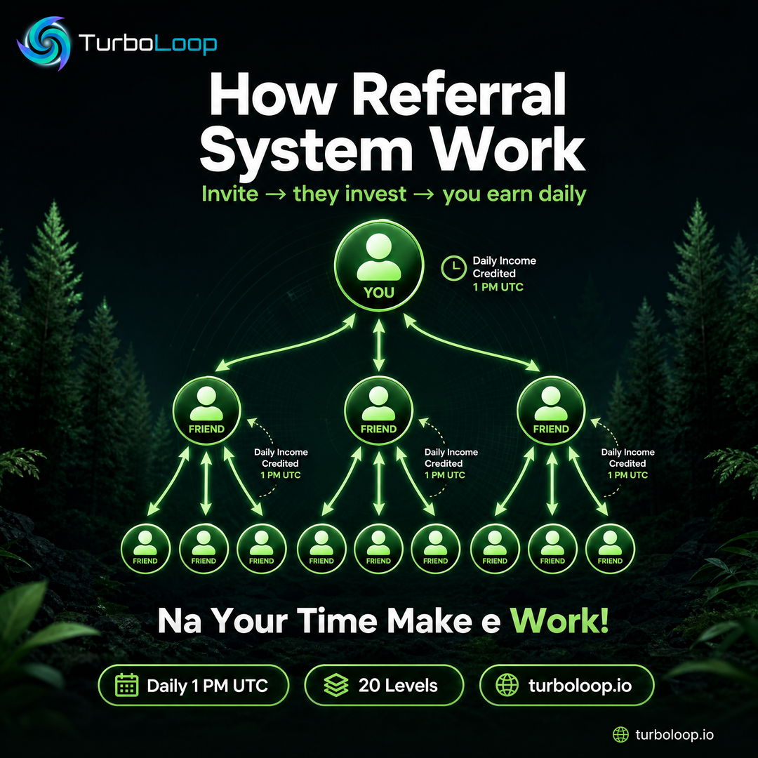 How Referral Work — TurboLoop Nigerian Pidgin Banner