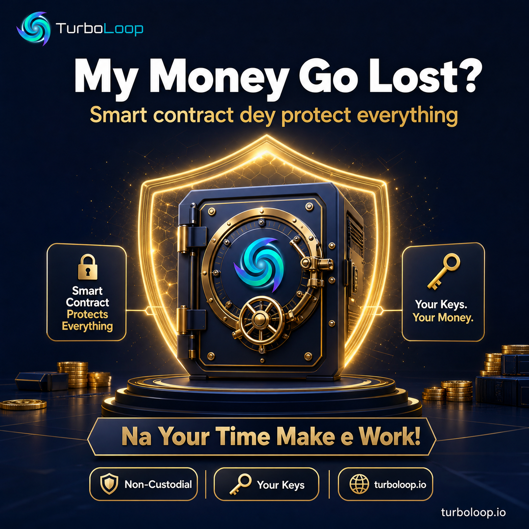My Money Go Lost — TurboLoop Nigerian Pidgin Banner