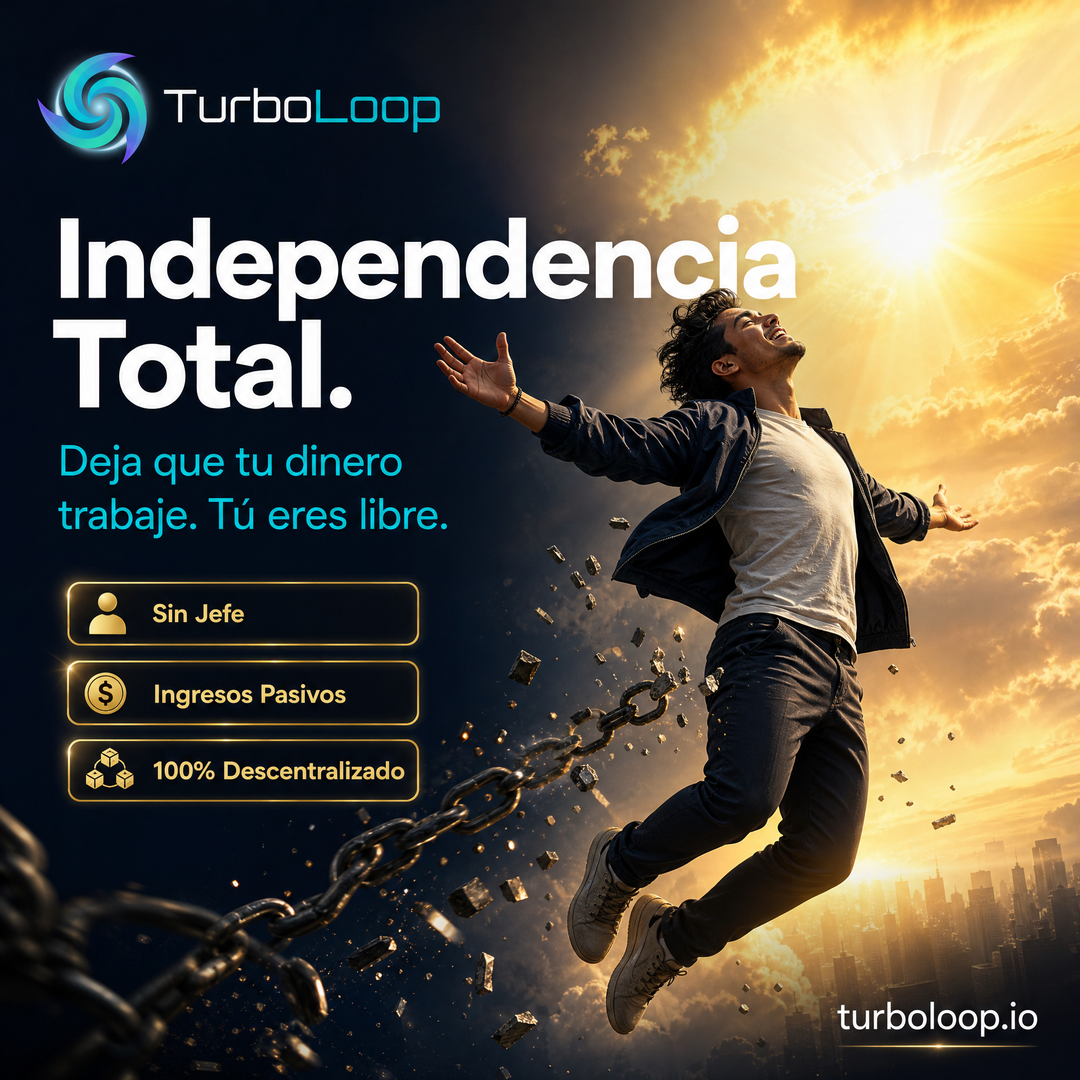 Independencia Total — TurboLoop Spanish Banner