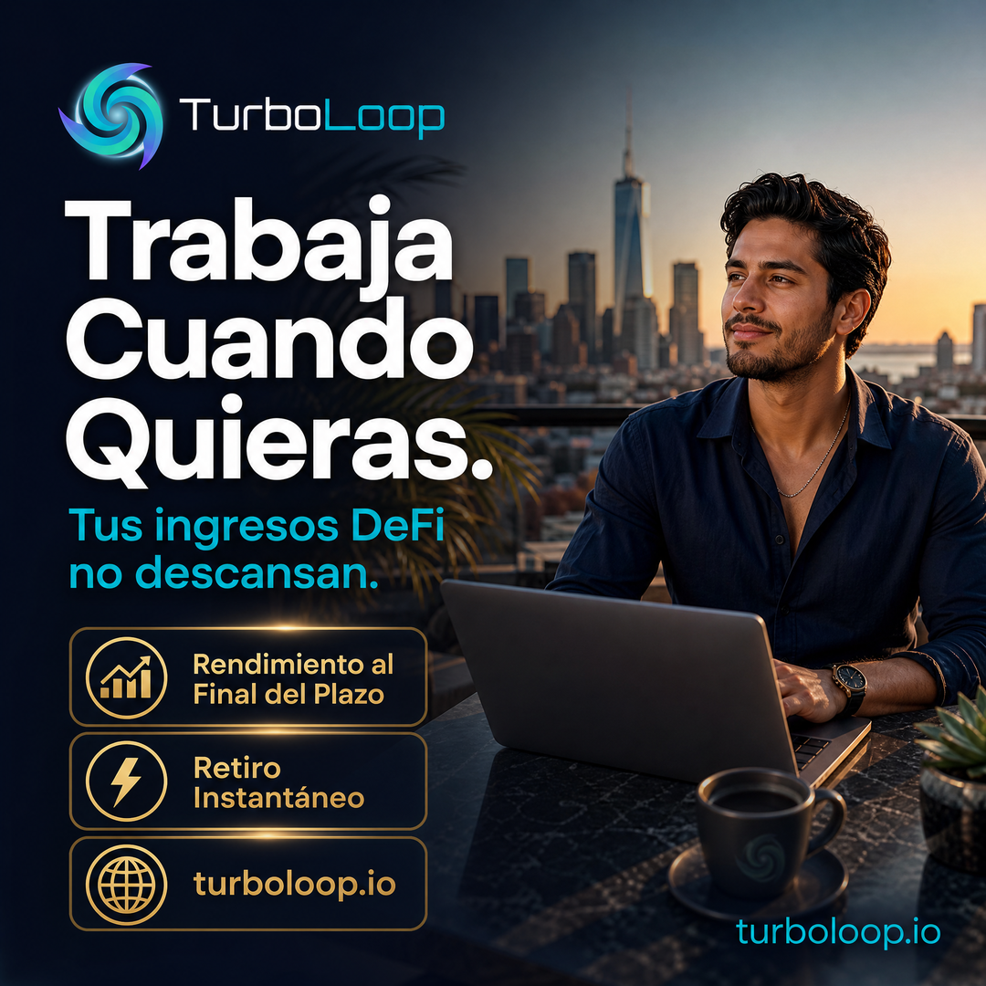 Vida Sin Jefe — TurboLoop Spanish Banner