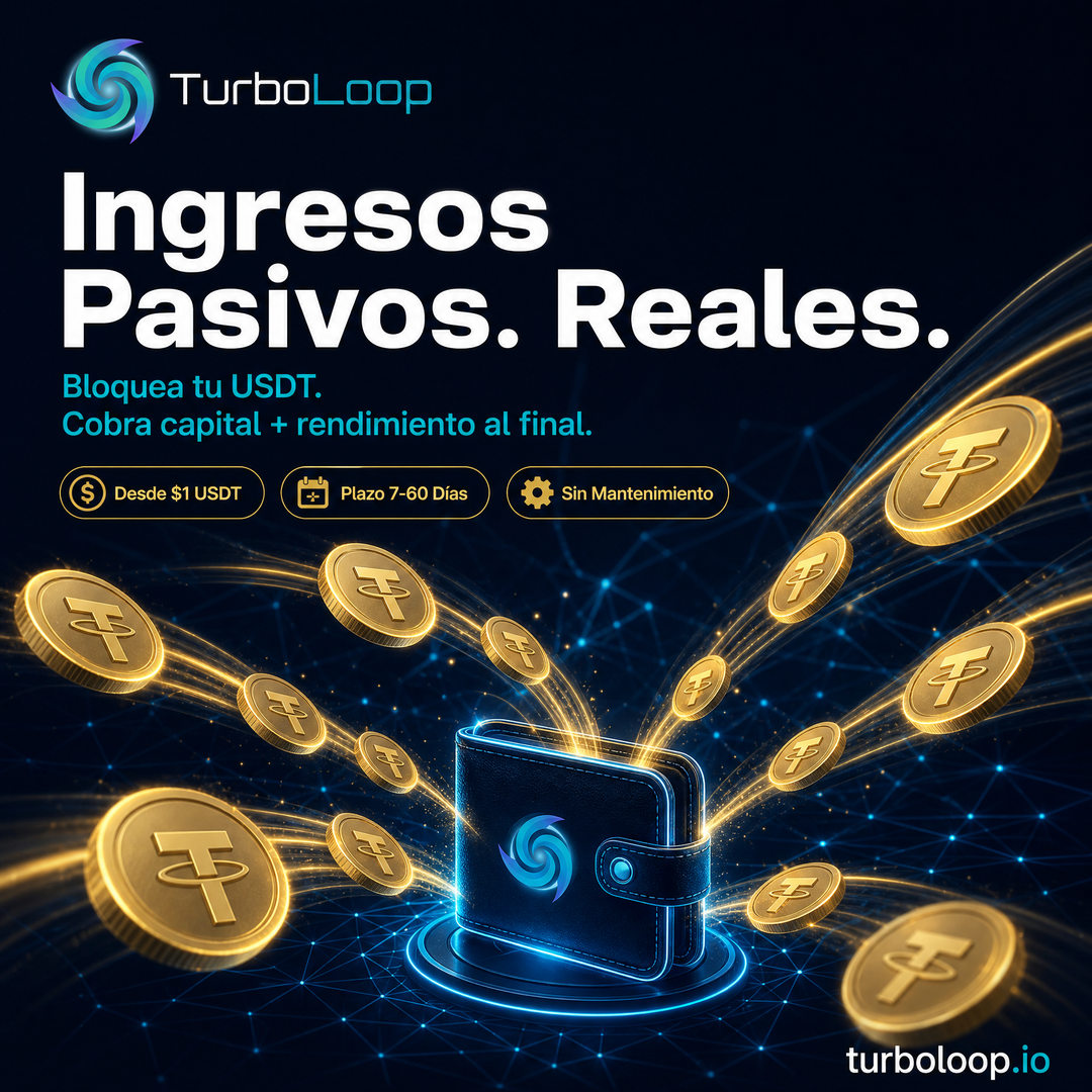 Ingresos Pasivos — TurboLoop Spanish Banner