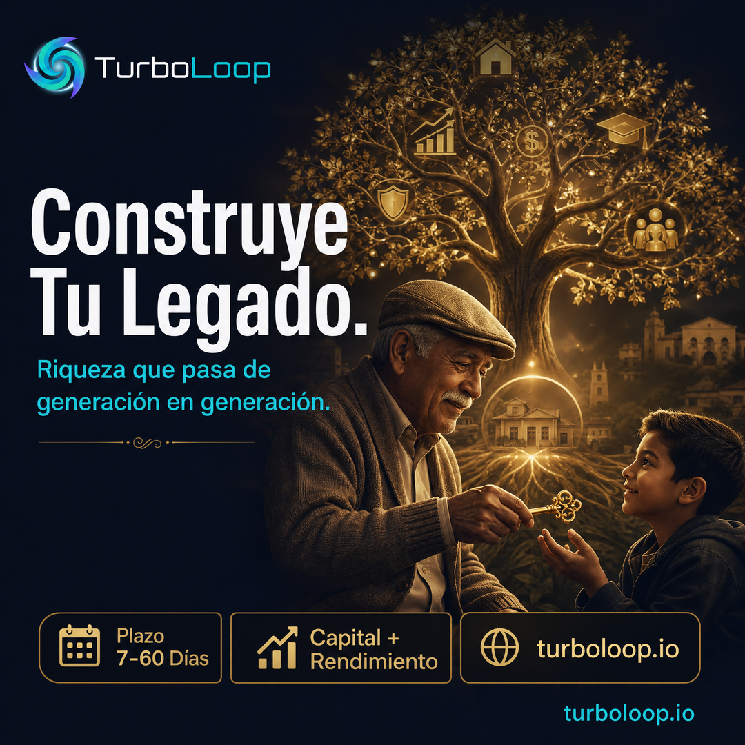 Construye Tu Legado — TurboLoop Spanish Banner