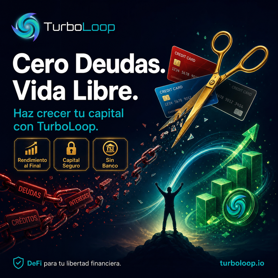 Cero Deudas — TurboLoop Spanish Banner