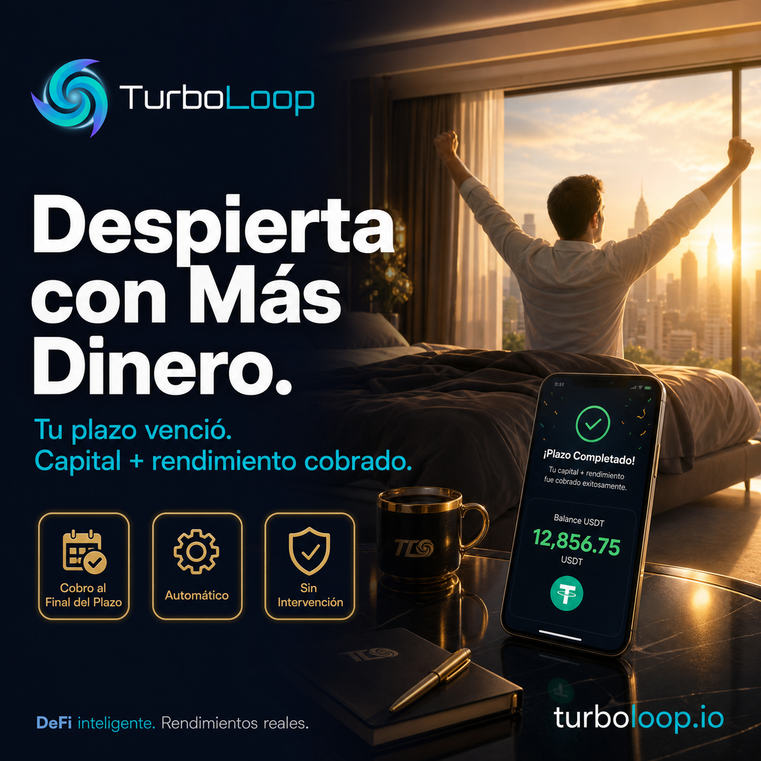 Despertar Rico — TurboLoop Spanish Banner