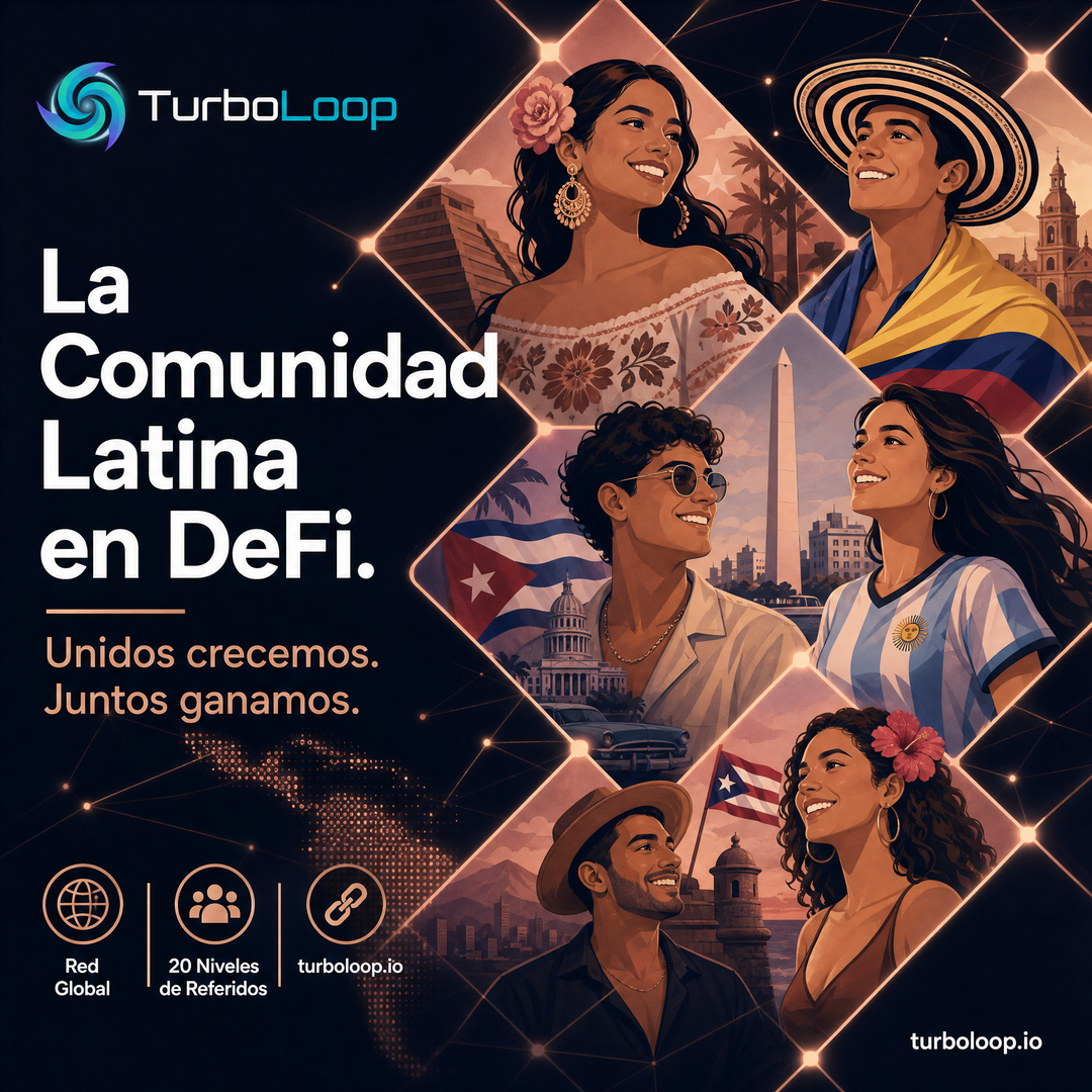 Comunidad Latina — TurboLoop Spanish Banner