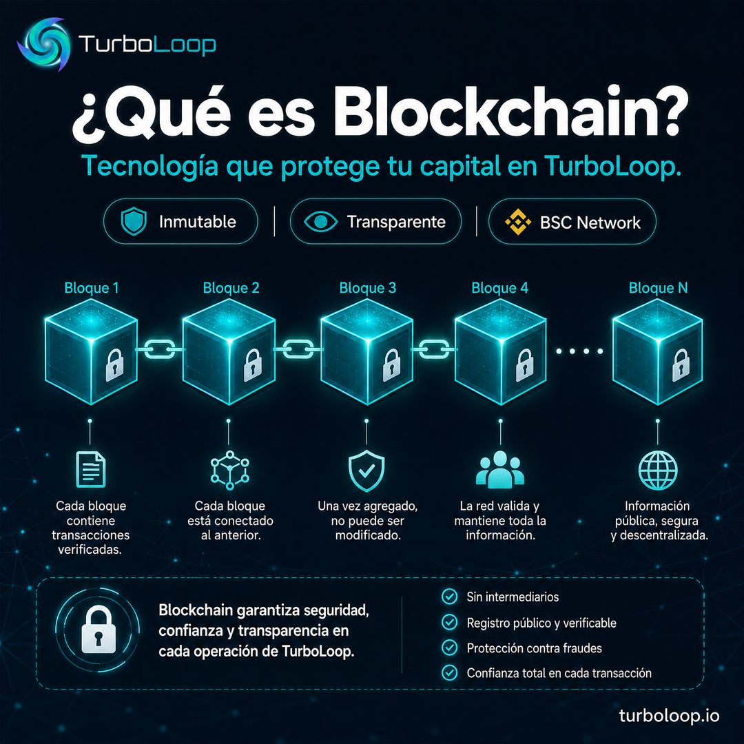 Blockchain Explicado — TurboLoop Spanish Banner