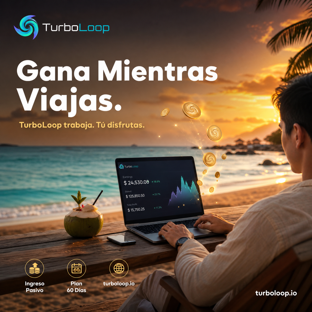 Gana Viajando — TurboLoop Spanish Banner