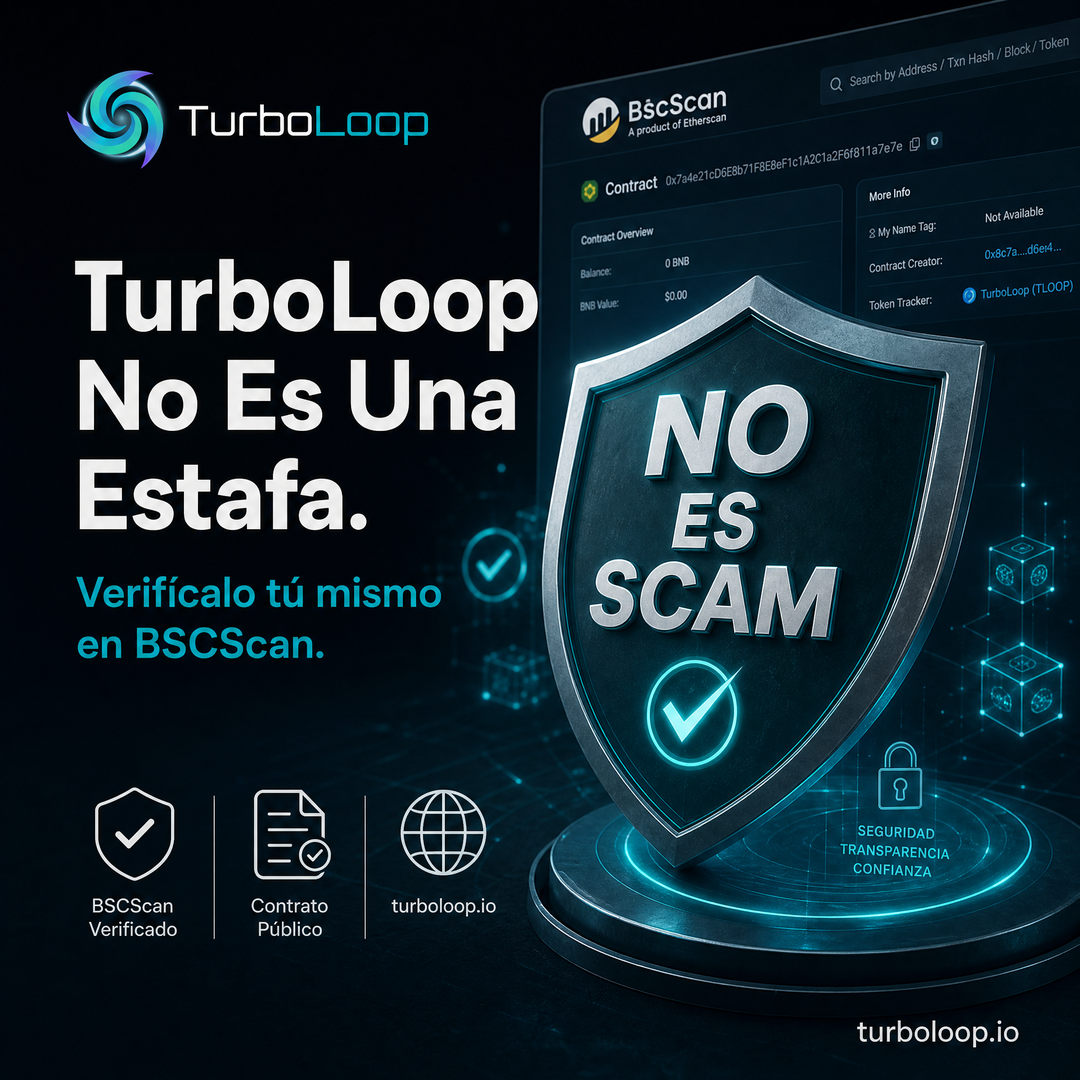 Objecion No Es Scam — TurboLoop Spanish Banner