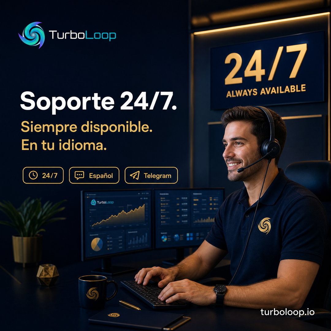 Soporte 24 7 — TurboLoop Spanish Banner