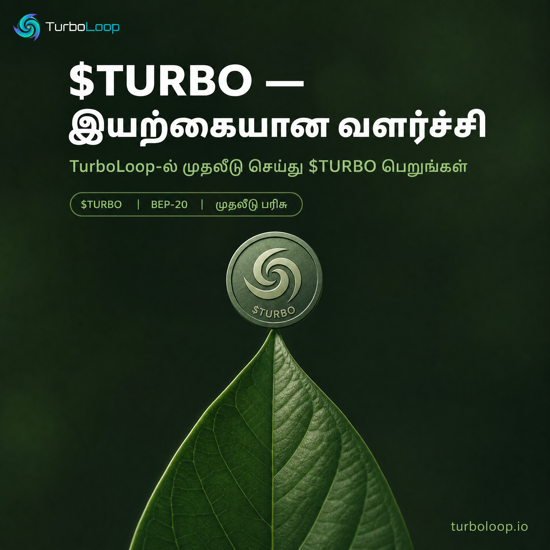 TurboLoop Tamil Banner — $TURBO Token #07
