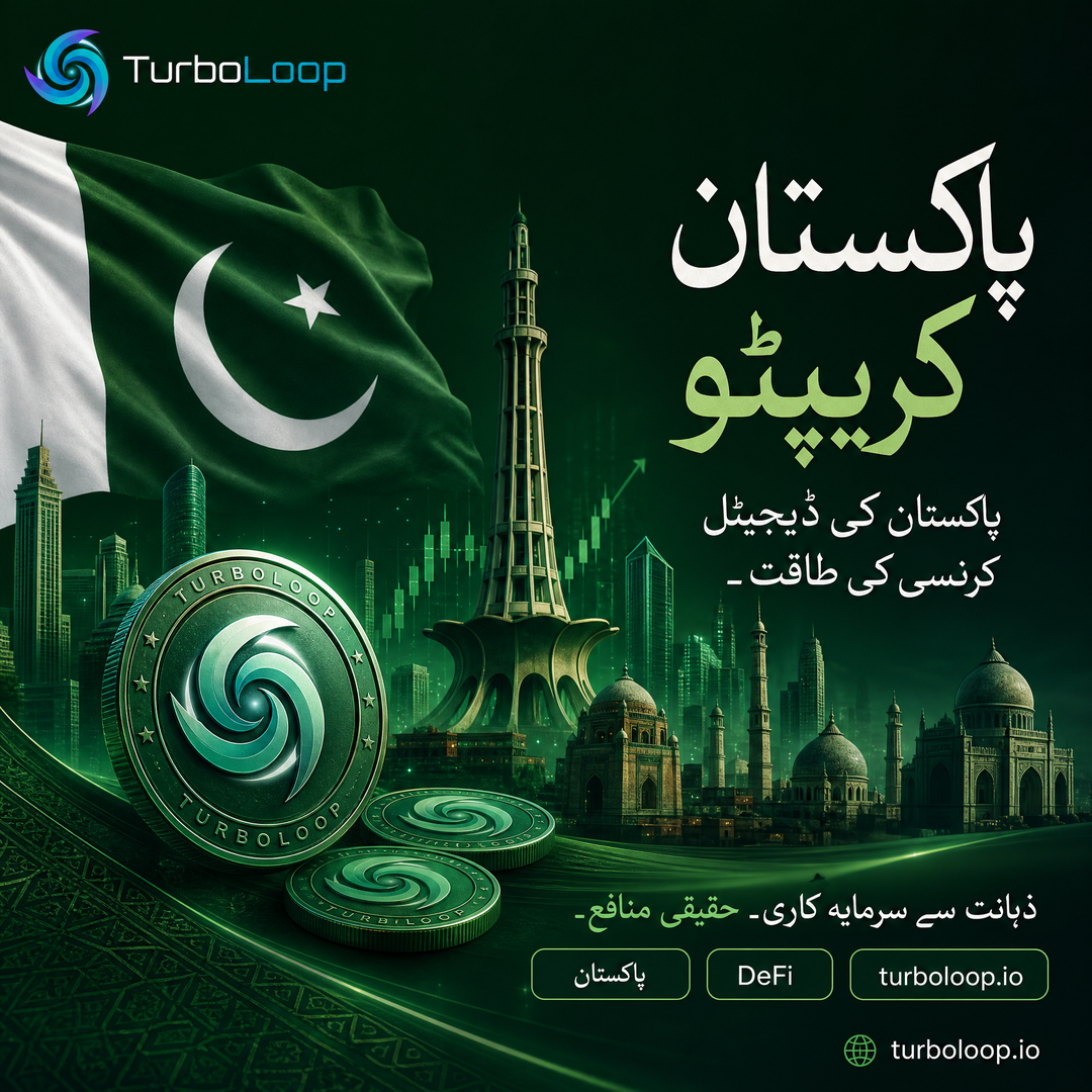 Pakistan Crypto — TurboLoop Urdu Banner
