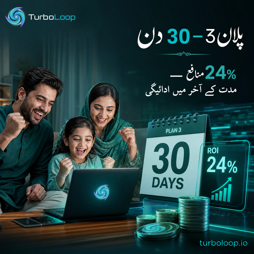 Plan3 30Din — TurboLoop Urdu Banner