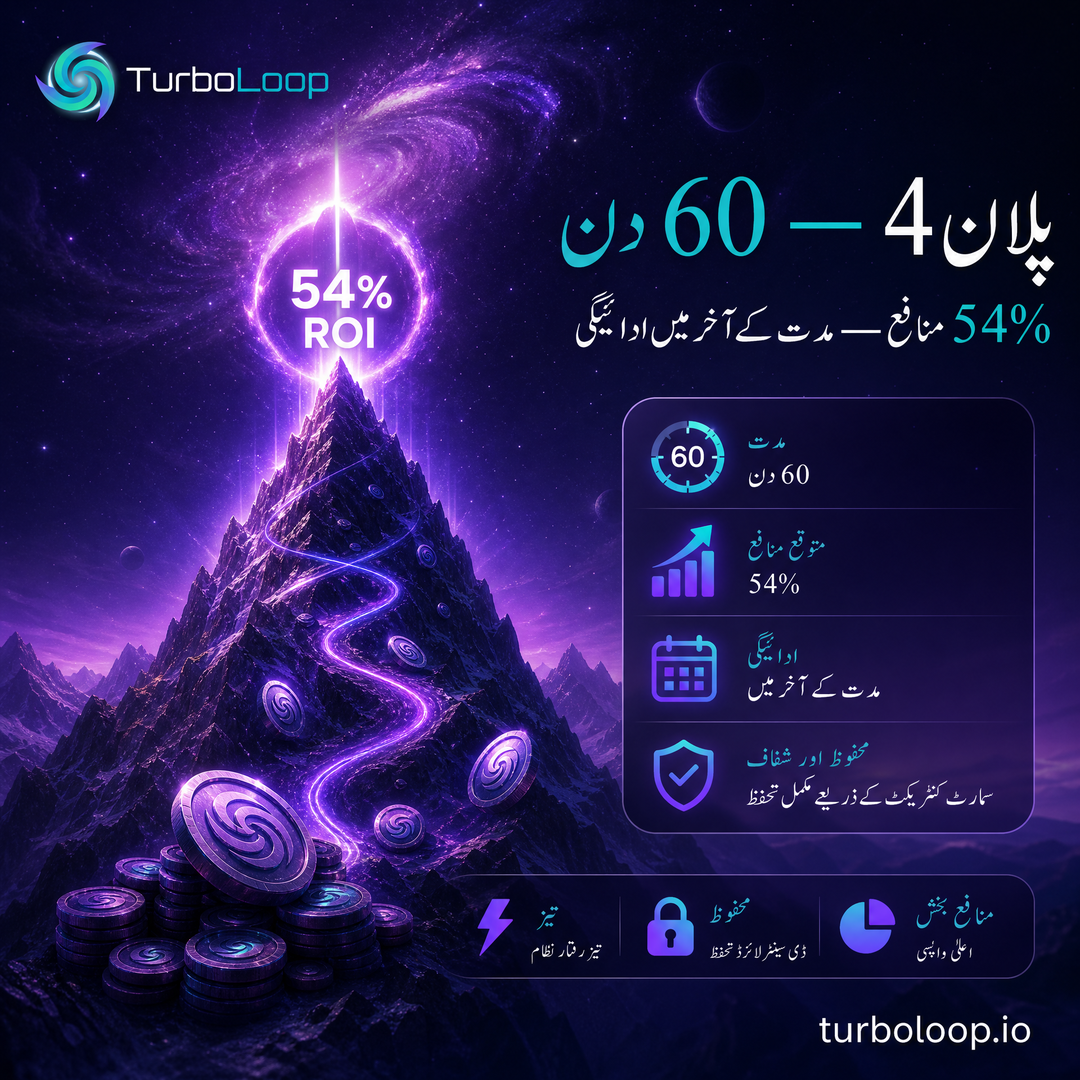Plan4 60Din — TurboLoop Urdu Banner