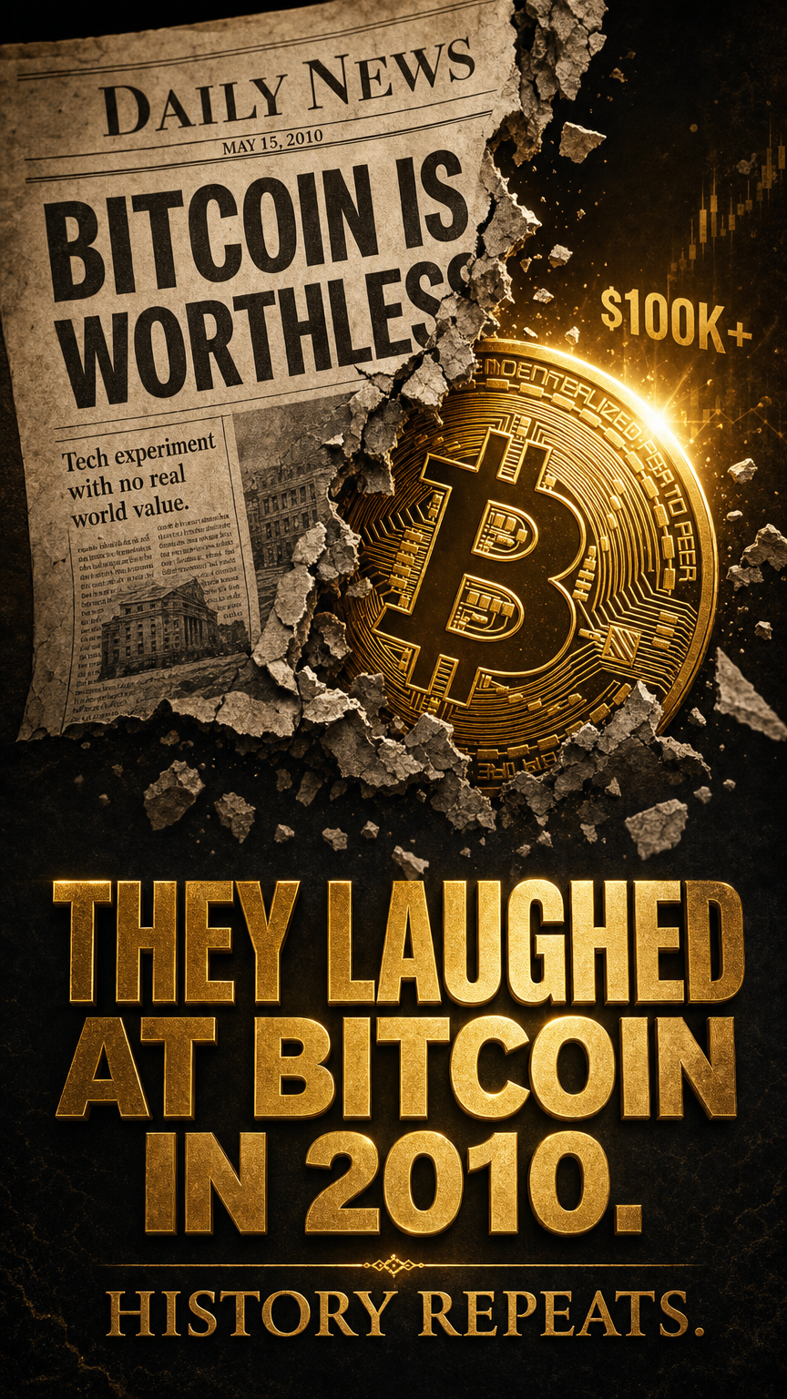They laughed at Bitcoin in 2010