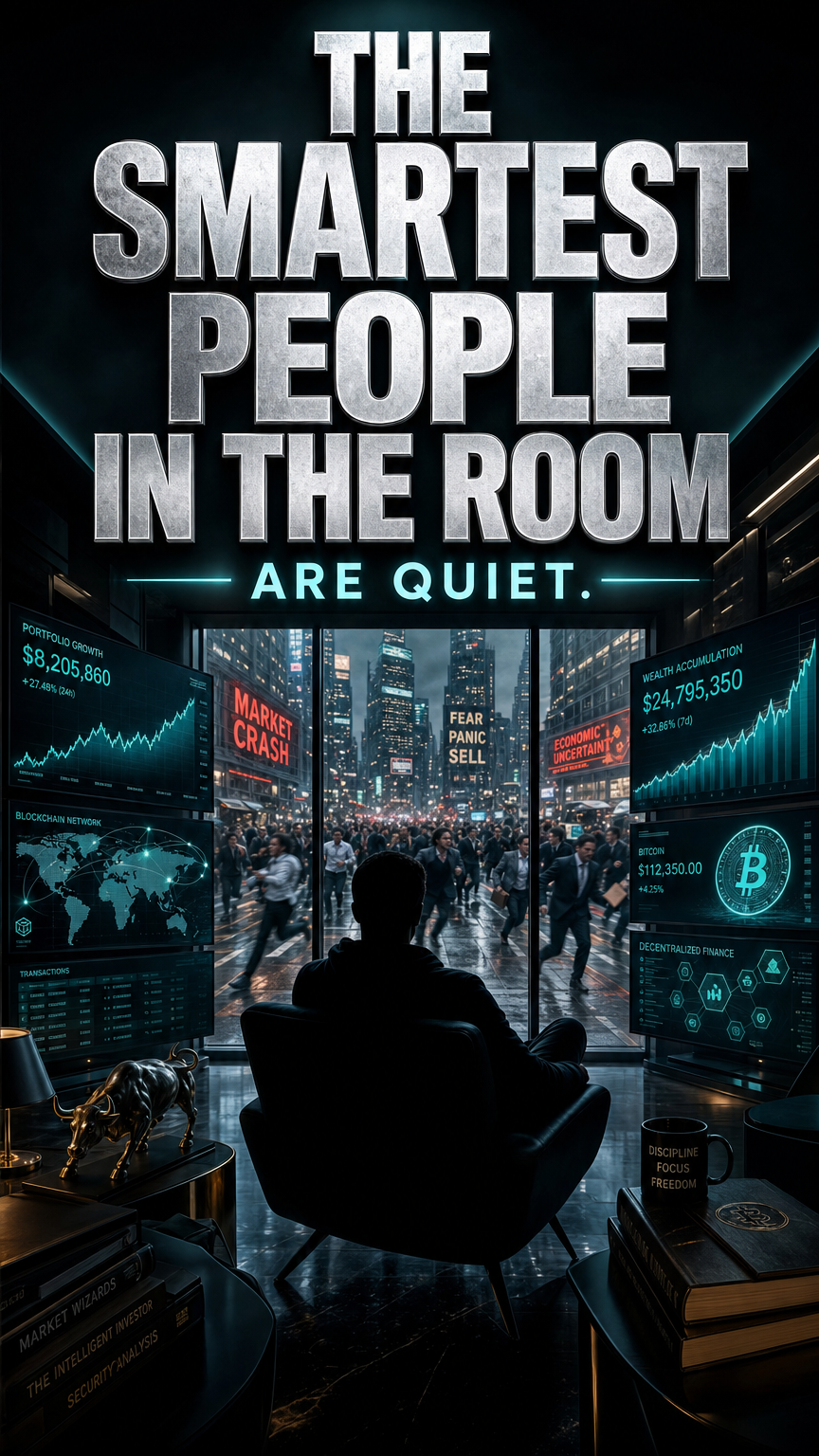 The smartest people are quiet