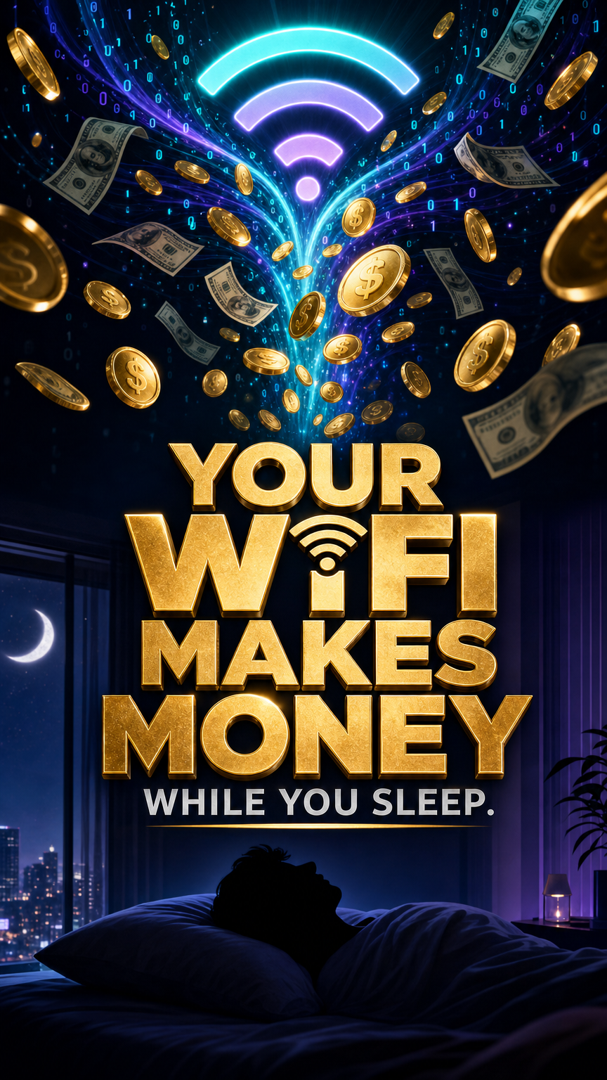 Your WiFi makes money while you sleep