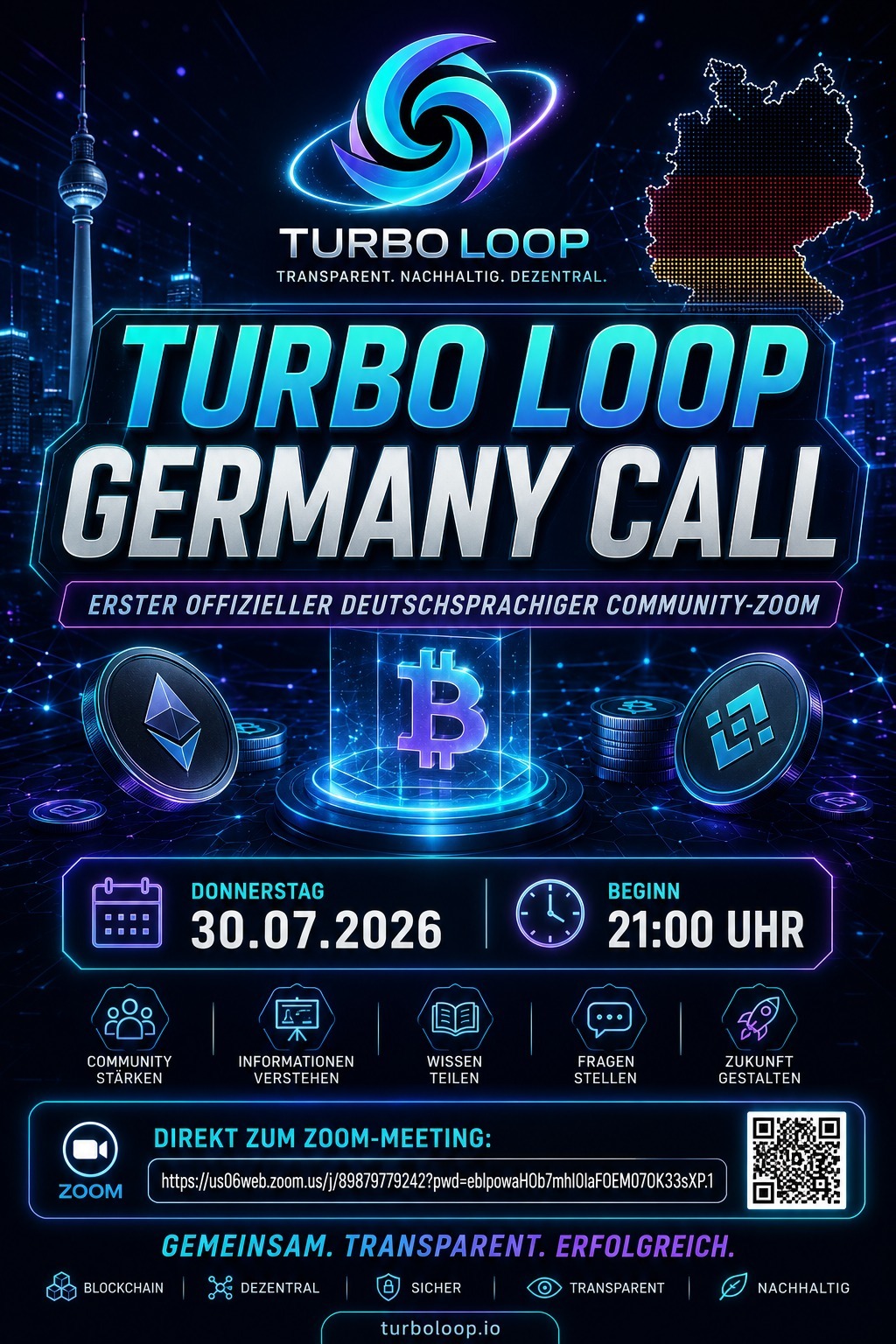 TurboLoop Deutschland — Erster Community-Zoom banner